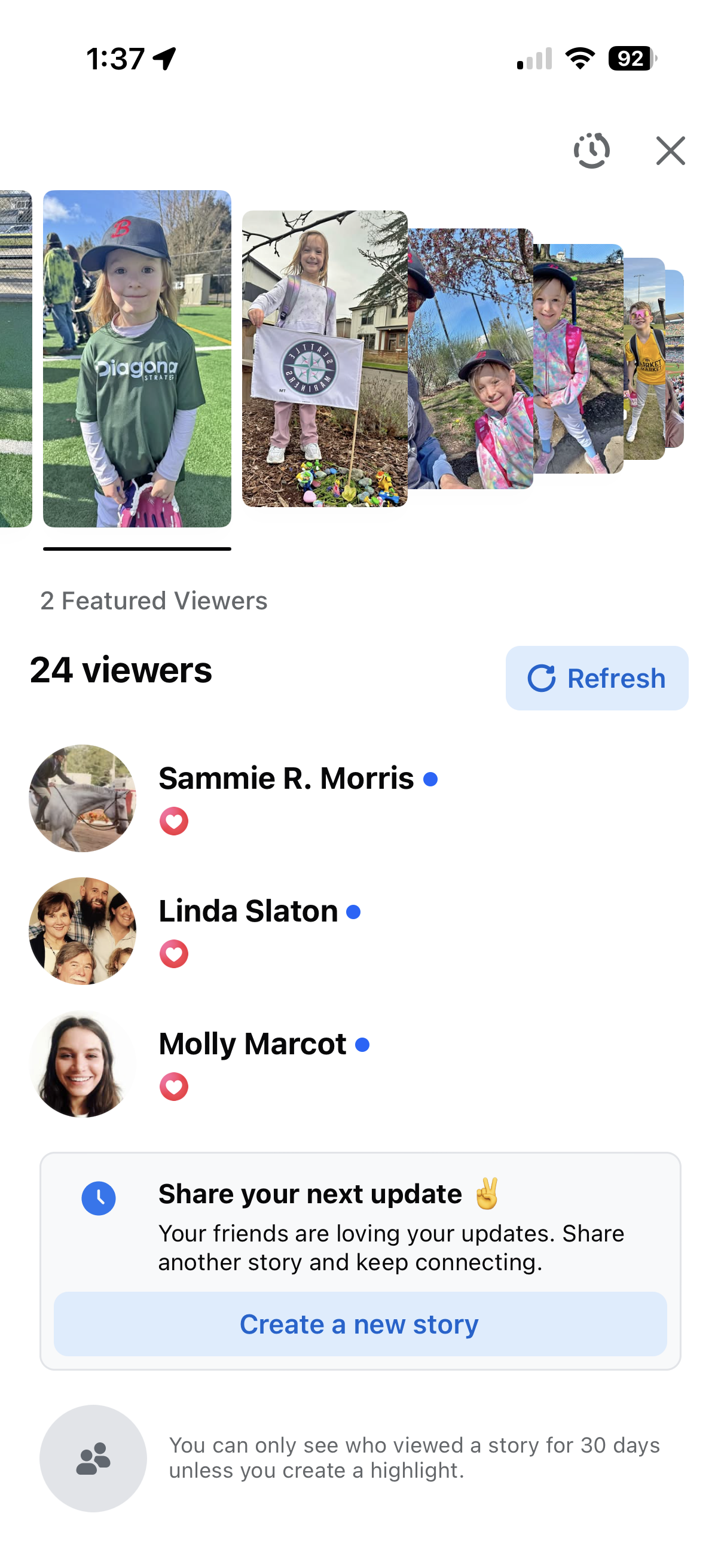 Facebook Stories